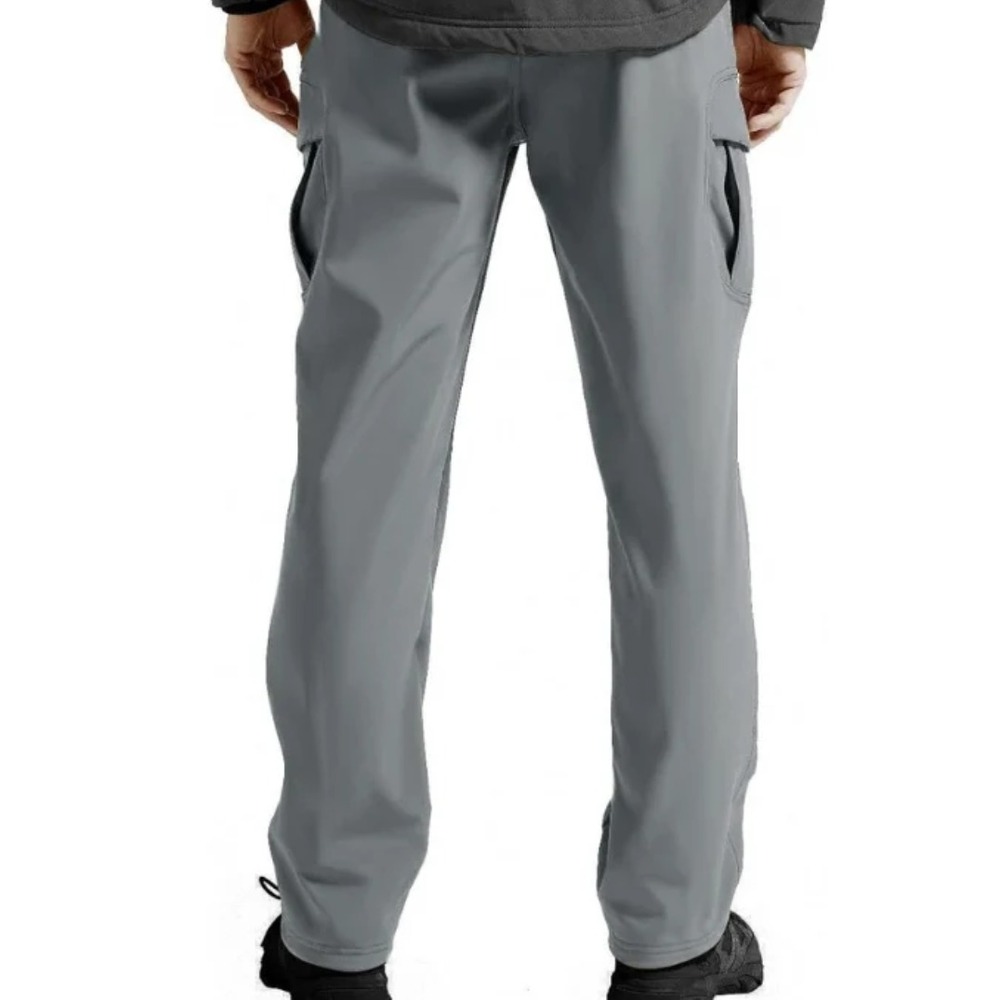 Free Soldier Fleece Lined Cargo Pants Sharkskin Softshell 44x30 Gray NEW - Picture 2 of 4